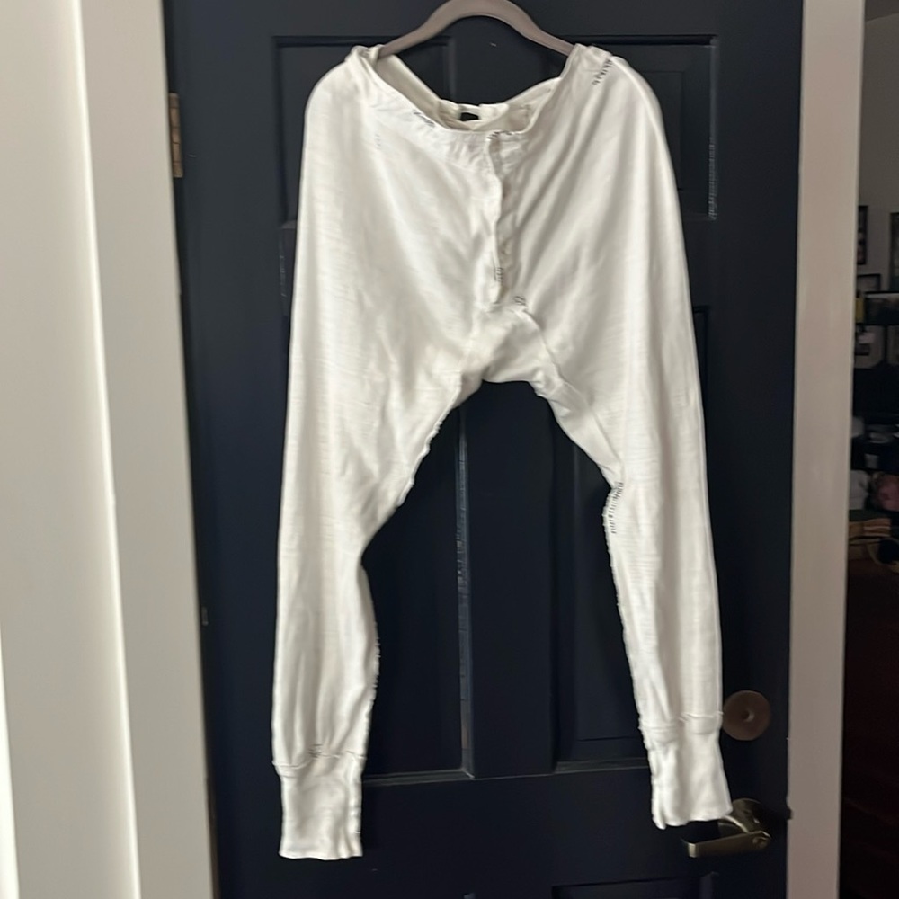 MAGNOLIA PEARL long johns, creamy white